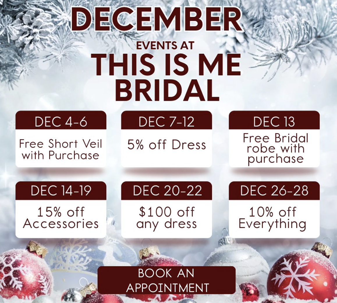 December Events at This Is Me Bridal Main Image