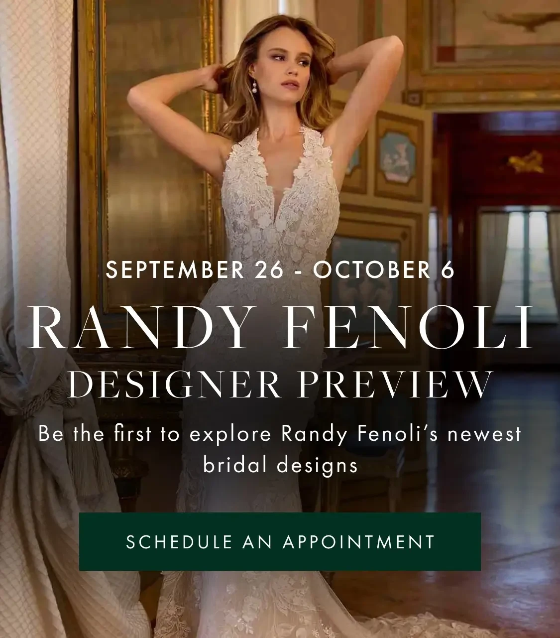 Randy Fenoli Designer Preview Event Banner Mobile