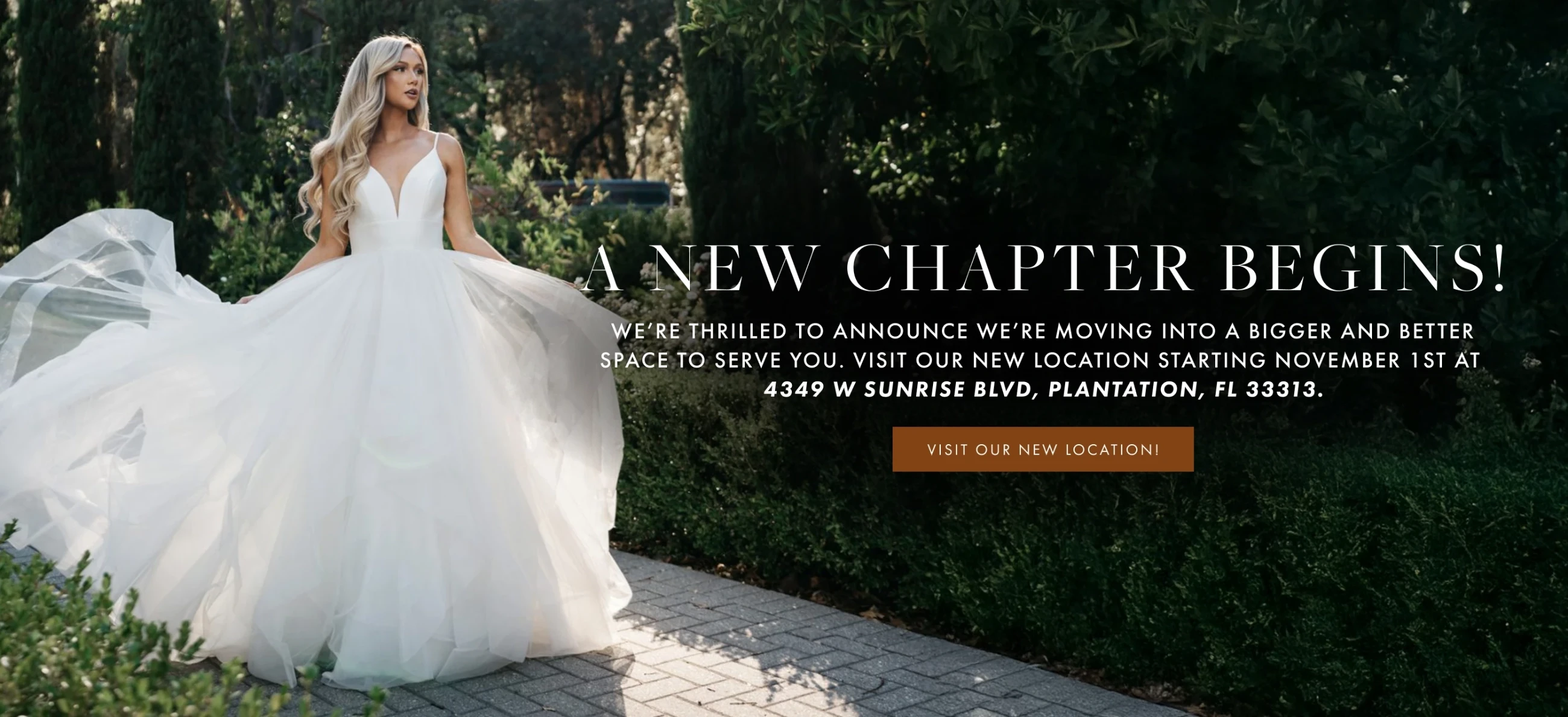 A New Chapter Begins Desktop Banner