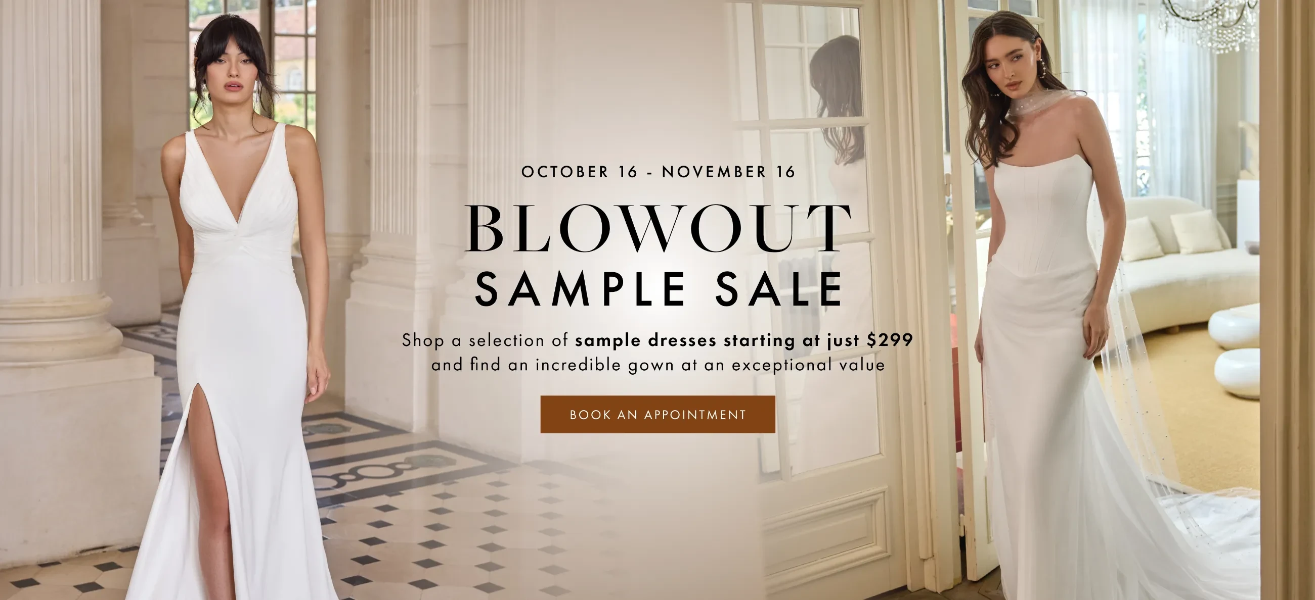 Blowout Sample Sale Banner